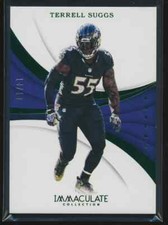 Terrell Suggs 2018 Immaculate Collection Emerald 14/14