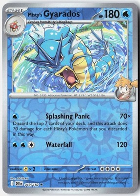 Misty's Gyarados 049/182 Pokemon Card Holo | eBay