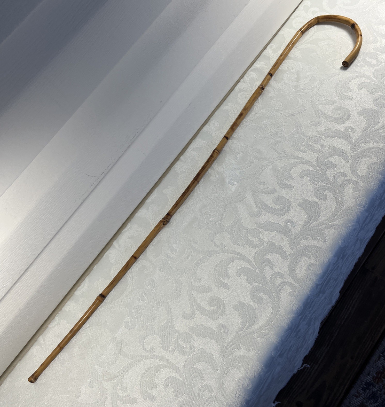 Walking Bamboo Teachers Stick Pointer Vintage Cro… - image 7