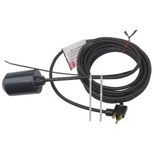 DAYTON 6PNV0 Tether Float,Piggyback,230VAC 6P...