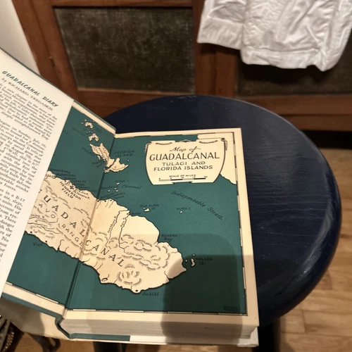 WWII Guadalcanal Diary 1943 HC/DJ Richard Tregaskis Vintage - Picture 2 of 4