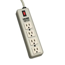 Tripp Lite Waber Industrial Power Strip 4 outlets 6' Cord 5-15P 4SPDX 