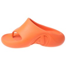 DIESEL SA-MAUIX D-logo design rubber sandals, orange RT