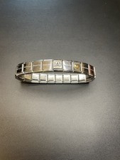 Bracciale Charm Componibile Nomination Italy Acciaio Inox DAD e Cuore Oro Link