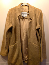 TWO by TWO Damen Mantel beige Gr. M Wolle-Opt...