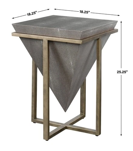 Bertrand - 25.25 Inch Accent Table Uttermost 25123 - Picture 3 of 3