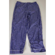 Harry Potter Pottery Barn Teen Pajama Pants Boys Size Medium Striped Blue White