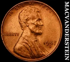 1947-S Lincoln Wheat Cent- Red- Choice Gem Brilliant Uncirculated Luster #J4048