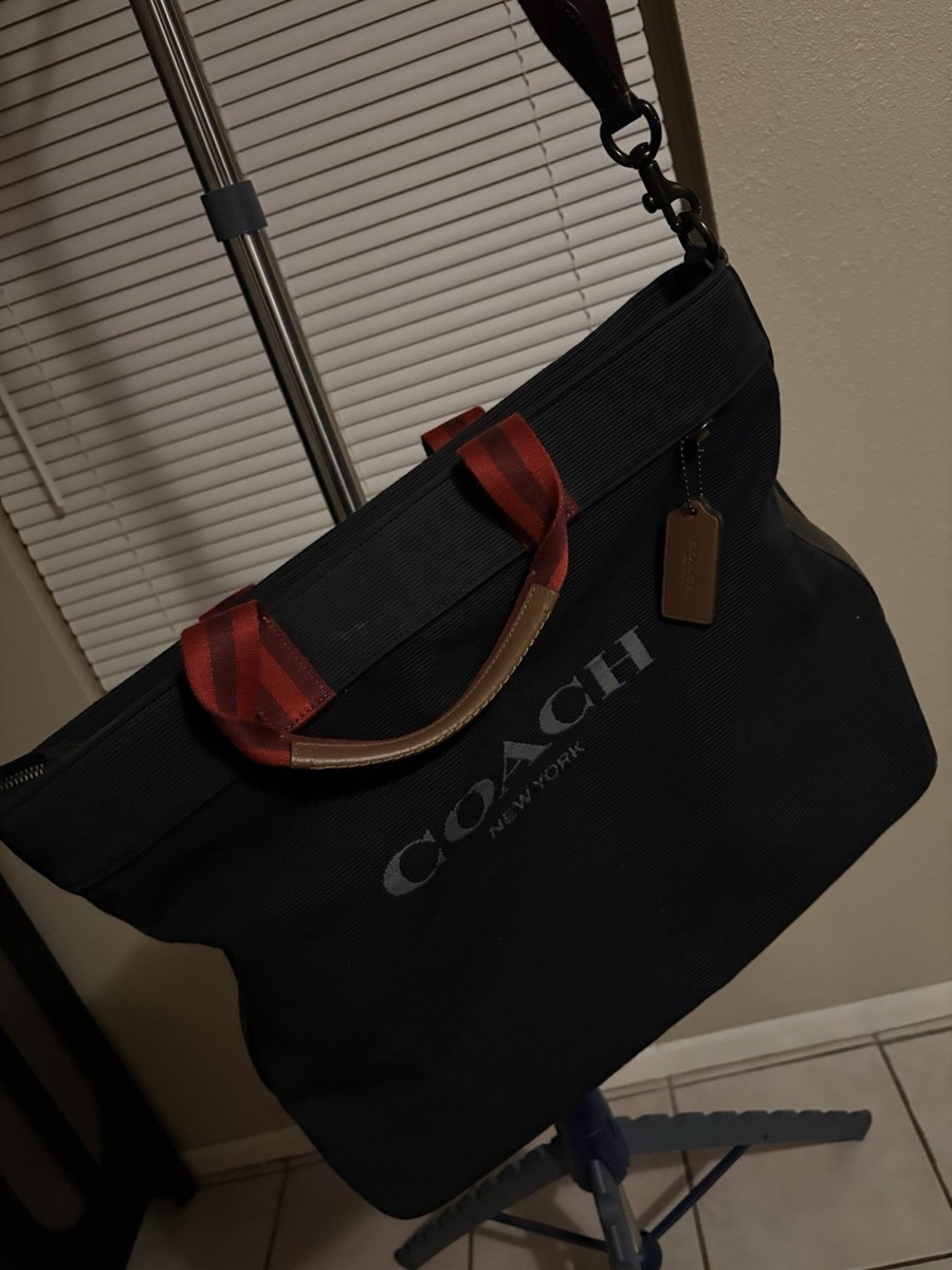 Red/Black Coach Tote Bag | eBay