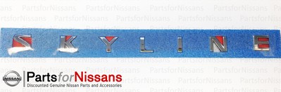 Genuine Nissan Skyline Emblem 350GT   Infiniti G35 Coupe
