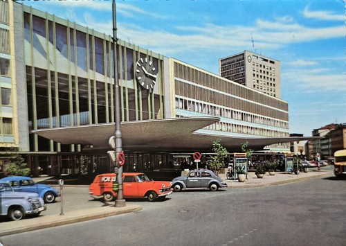 AK München Hauptbahnhof 1965 Kombi Hörzu Werbung
