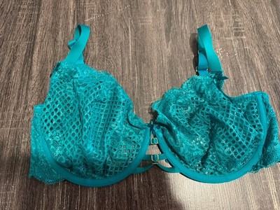 Cacique Unlined Balconette Bra in Quetzal Green 38F