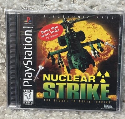 Nuclear Strike (Sony PlayStation 1, 1997) Complete With Manual
