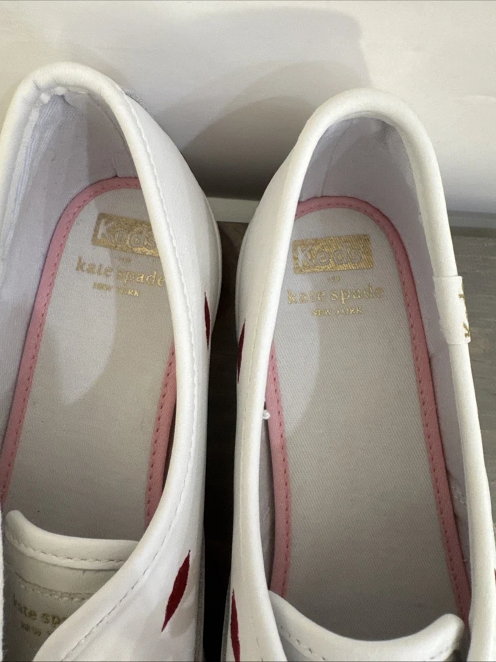 KEDS for Kate Spade New York Champions Embroidered Lips Sneakers Size 10 NEW - Image 4 of 4