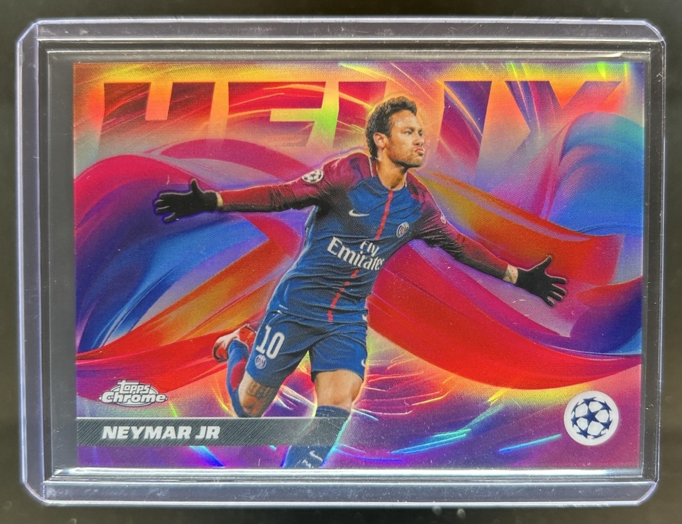 2025-26 Topps Chrome UEFA CC Neymar Jr Helix SSP #H-8 PSG