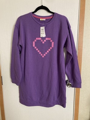 Epic Threads Purple Heart Ladies Long Sweater/ Dress XL 18-20