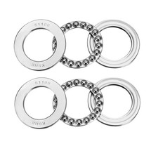 2pcs 51106 Single Direction Thrust Ball Bearings Chrome Steel 30mm x 47mm x 11mm