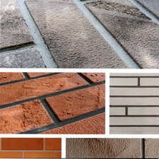 doitBau Ziegel Effekt Fliese Klinker Riemchen Fassade Optik Deko Verkleidung