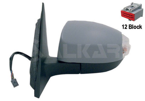Alkar AußEnspiegel 9261375 FüR WA6 Ford MAX WY5W Beheizbar Mit Umfeldbeleuchtung-image