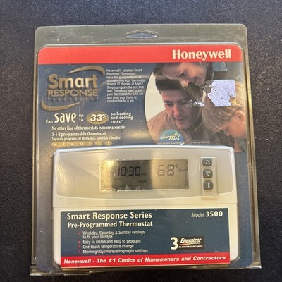 Honeywell Smart Response Programmable Thermostat Model 3500 New