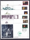 [G191846] Art Rembrandt Netherlands Nice Lot First Day Covers UNG