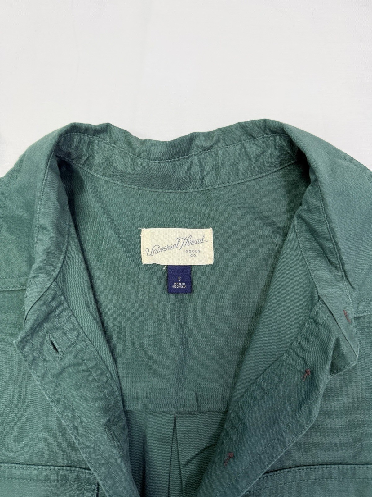 Universal Thread Collared Button-Up Short Sleeve … - image 4