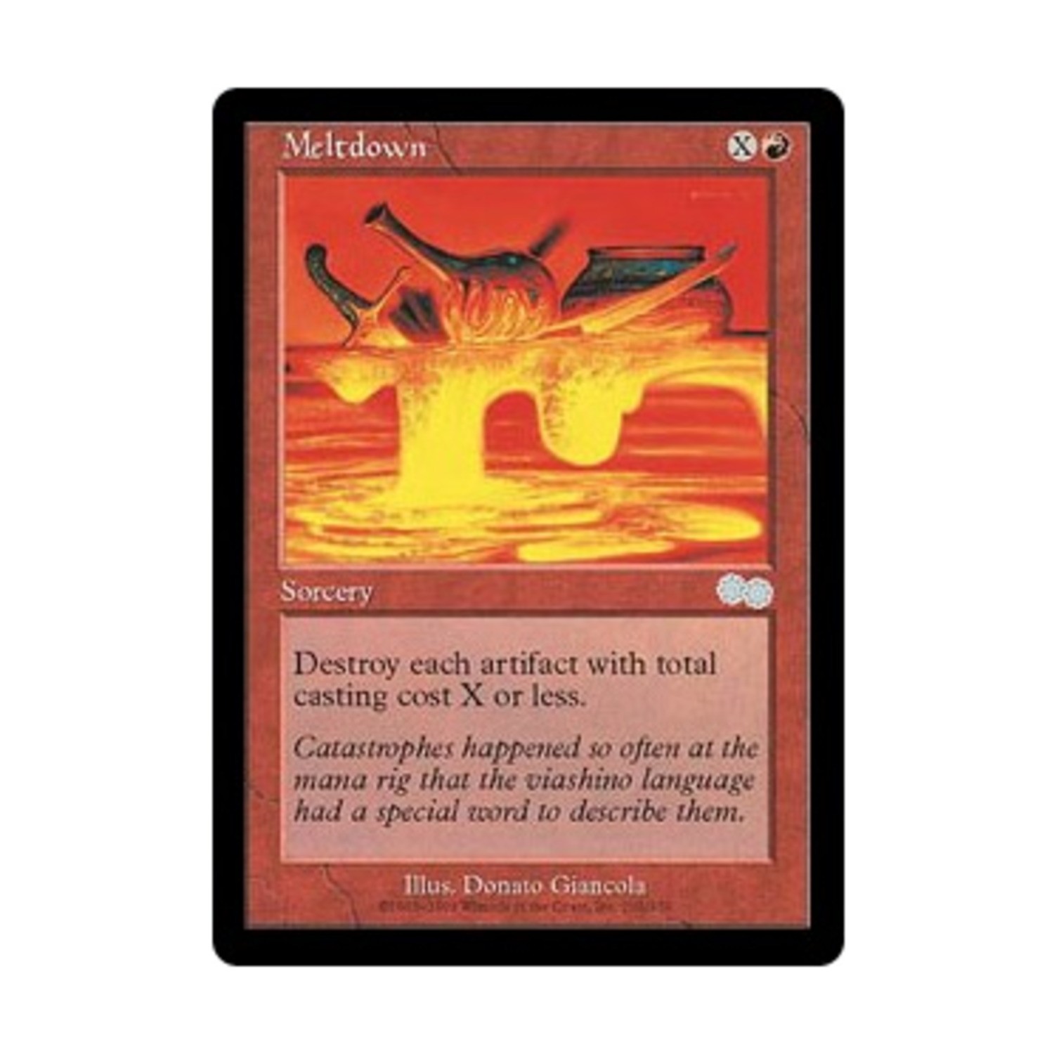 WOTC MtG Urza's Saga Meltdown (U) NM