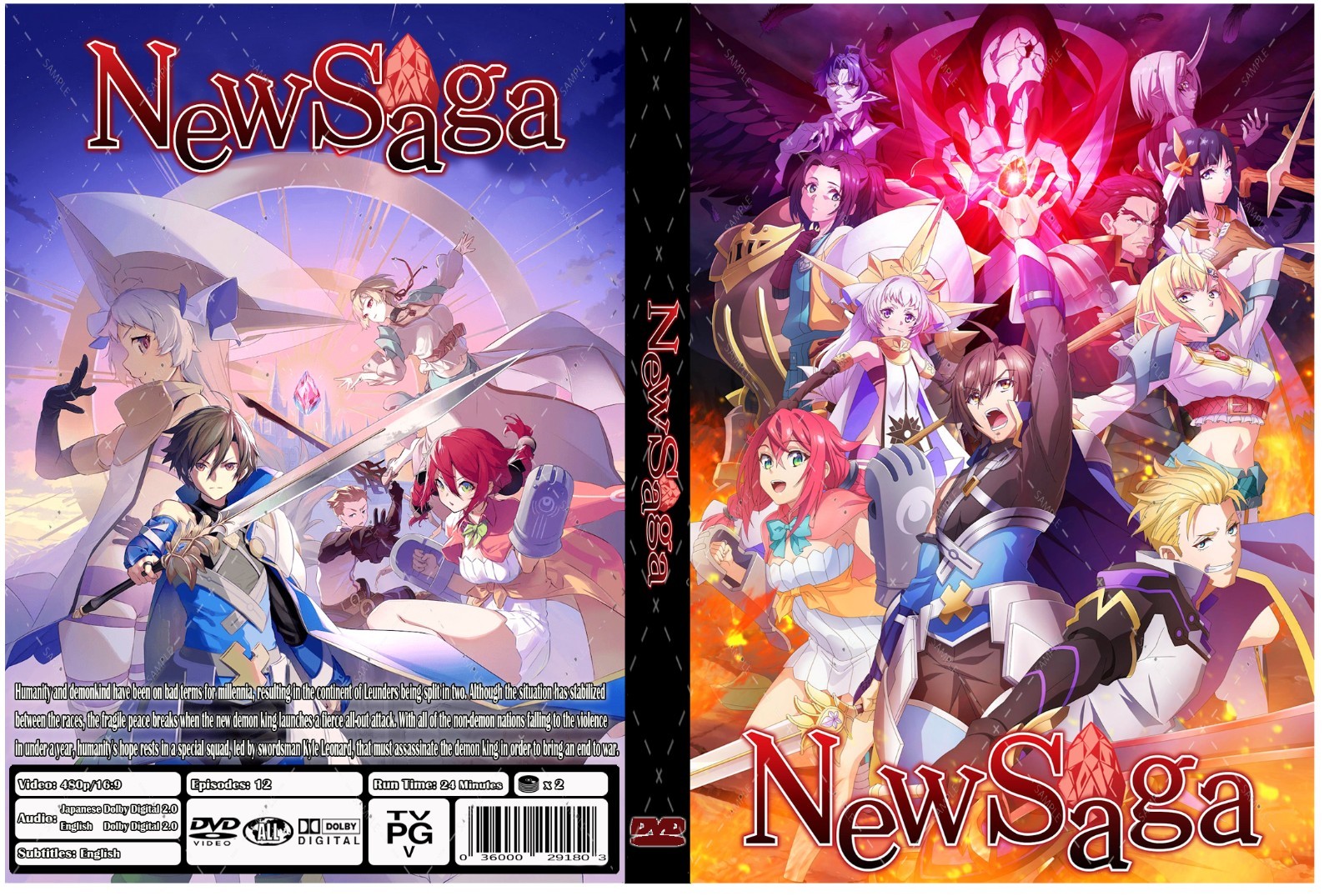 Tsuyokute New Saga Anime Series Episodes 1-12 Dual Audio English/Japanese