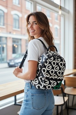 NWT $1883 DOLCE & GABBANA Backpack MONOGRAM NYLON - LEATHER BACKPACK