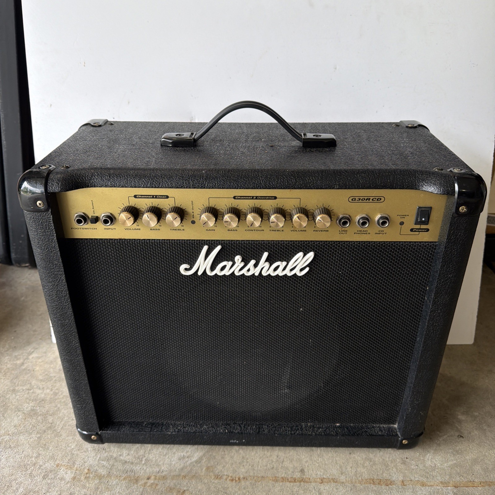 Vintage Marshall G30RCD 2-Channel 30-Watt 1x10" Solid State Guitar Amplifier Amp
