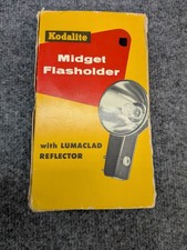 Vintage Kodak Kodalite Midget Flasholder w/ Box Camera Flash Lumaclad Reflector