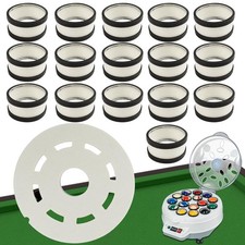 HEIOOM Billiard Ball Cleaning Machine Wool Ring 16 Billiard Ball Cleaner Wool