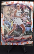 2025 Panini Prizm #105 Brianna Turner WNBA Logo Prizm + BASE Card - Fever