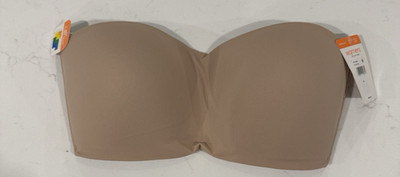 Warners Women's Size XL Easy Does It Comfort RY0161A Bra Beige Wireless NWT