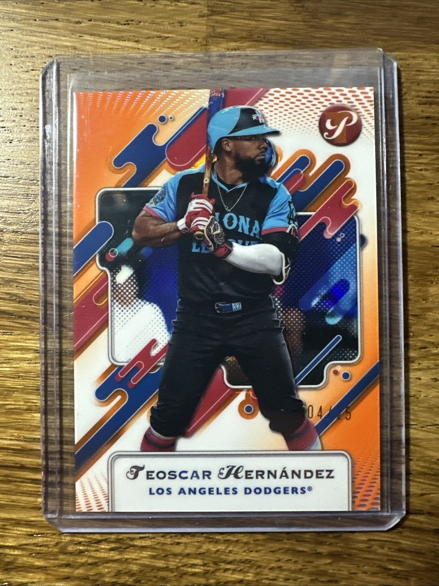 2025 Topps Pristine - Teoscar Hernandez #290 Orange Refractor /25