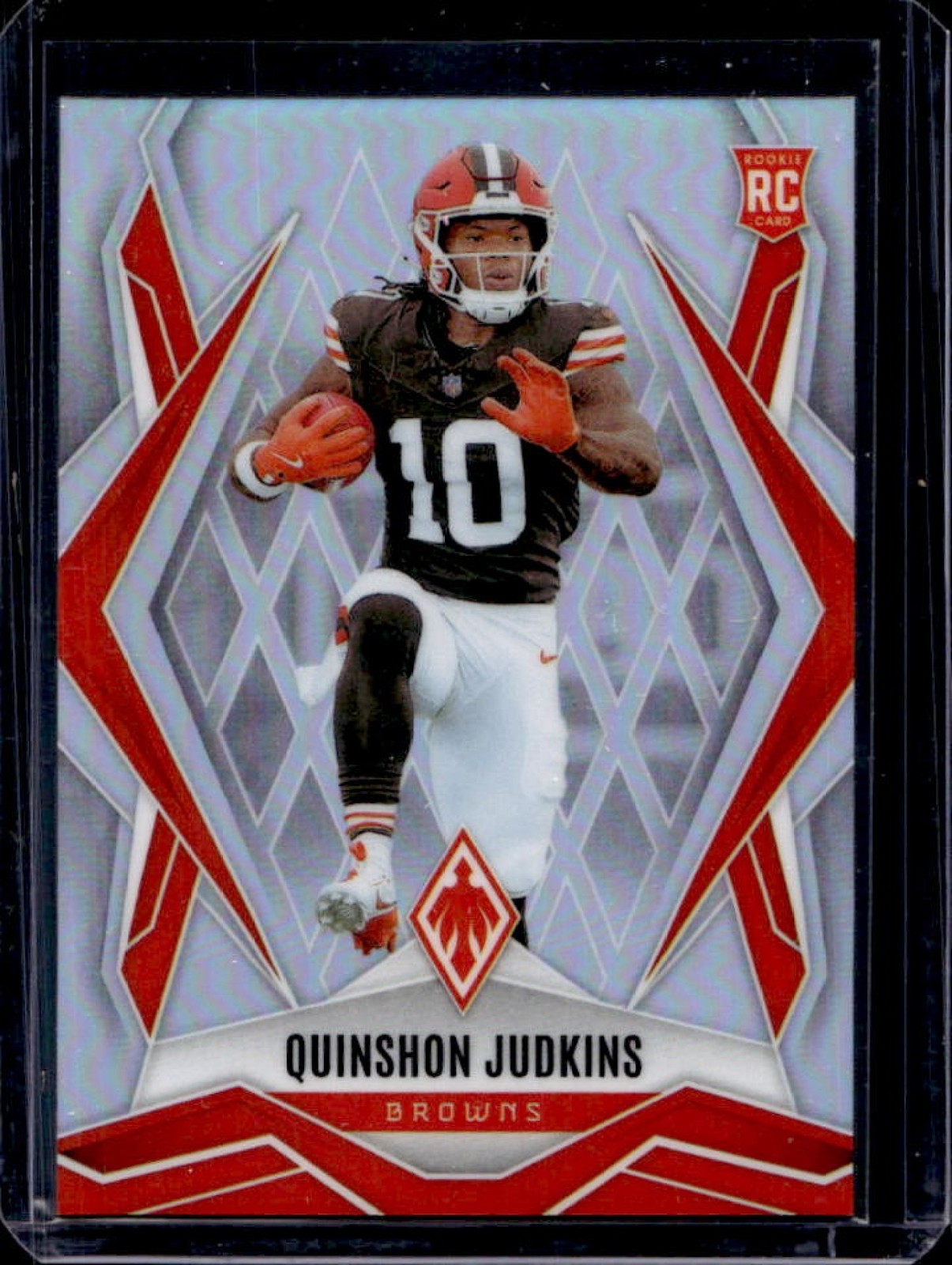 2025 Phoenix Quinshon Judkins RC Silver Prizm Rookie #191 Browns