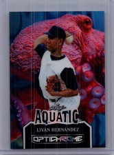 Livan Hernandez 2025 Leaf Optichrome Baseball 1/1 Pre Production Proof