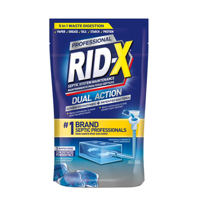 RID-X Septic Tank Treatment Pods   3 Month Supply, Dual Action Enzymes and Bacte