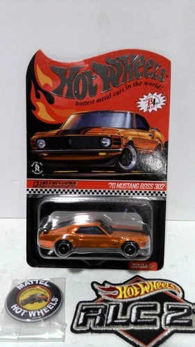Hot Wheels 2021 Red Line Club '70 Mustang Boss 302 Club Membership Car Orange