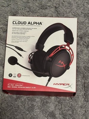 HyperX Cloud Alpha Red Over the Ear Pro Gaming Headset