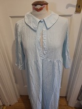 Ladies Size Small Blue Short Sleeved Nightshirt