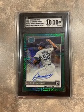 2020 Donruss Optic Andres Munoz GREEN MOJO PRIZM /99 AUTO SGC 10 RC (89/99)