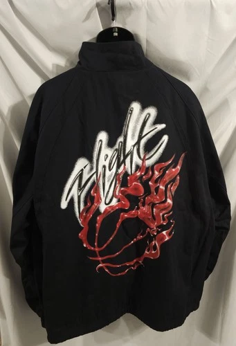 Nike Air Jordan X Travis Scott Cactus Jack Woven Flight Jacket size 3XL - product listing photo