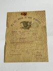 CIVIL WAR 93rd ILL VOLS ATLANTA CAMPAIGN DISCHARGE DISABILITY  WOUNDED RECEIVED