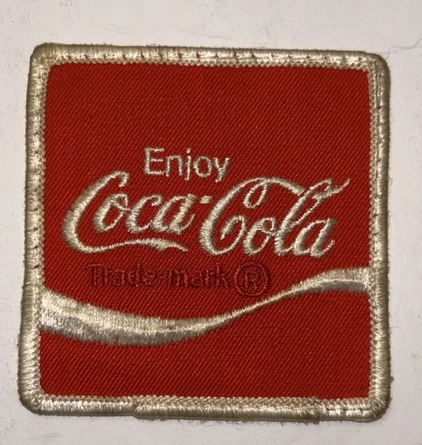 VINTAGE COCA-COLA 3" SQUARE CLOTH PATCH