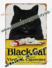 1920 Black Cat Cigarettes Vintage Poster Tobacco Art Tin Sign house decor