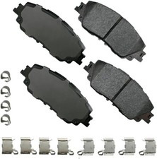 Akebono Act2076 - Proact Ultra Premium Ceramic Disc Brake Pad Set 2-wheel Set