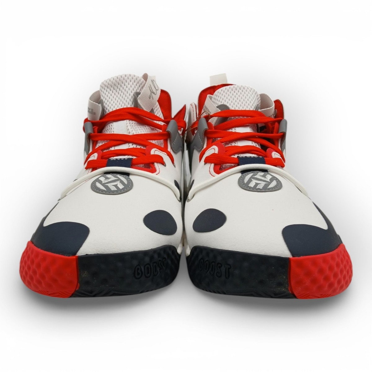 Size 10 - adidas Harden Vol. 6 White Vivid Red Legend Ink for sale