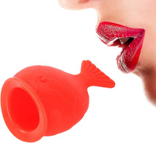 Labbra Piene, Portamatite per Labbra in Silicone a Forma Di Pesce, Ingranditore