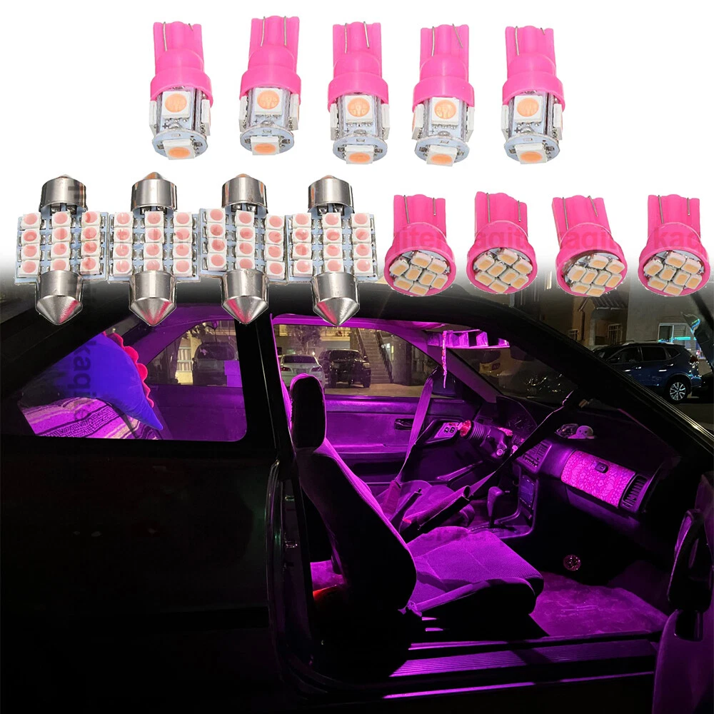 Purple interior 2024 car light bulbs